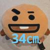 [Б/У] Официальная плюшевая игрушка BT21 SHOOKY - Очень большая (приблизительно. 34см) - БТС Шуга