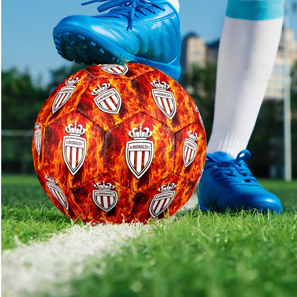 Футбольный мяч Monaco FC, размер 5, стандартный, прочный, для тренировок и матчей, для взрослых, для занятий спортом на открытом воздухе