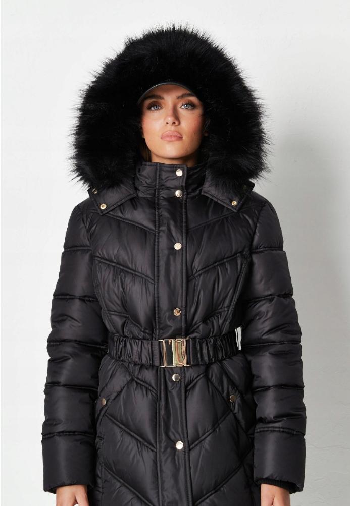 P0/Bx2* Missguided Kurtka Czarna Dla Niskich 36 36 3_