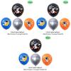 Astronaut Rocket Space Theme Children Birthday Party Decor Set Paper Handmade Mechanical Scene Props Mix 24 Balloons