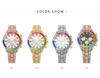 New Fashion Diamond-Studded Ladies' Watch with Calendar