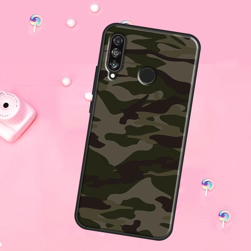 Военный Камуфляж Для Huawei Nova 11 Pro 10 9 SE Y70 Y60 Y90 Y61 Y91 Y73 Y72 12s 12i 11i 8i P30 P40 Lite Чехол