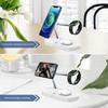 3 в 1 магнитная беспроводная зарядная подставка для iPhone 15 14 13 Pro Max Watch 9 8 7 Airpods индукционная USB-станция для быстрой зарядки