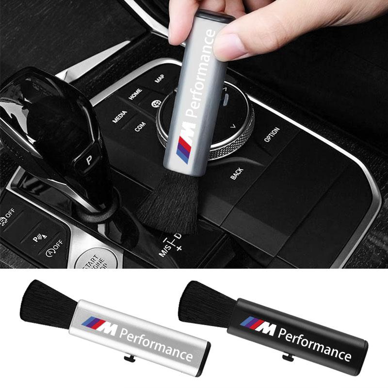 Retractable Car Air Vent Cleaning Brush Car Badge Detail Dust Remover For BMW M E34 E36 E60 E90 E46 E39 E70 F10 F20 F30 X5 X6 X1