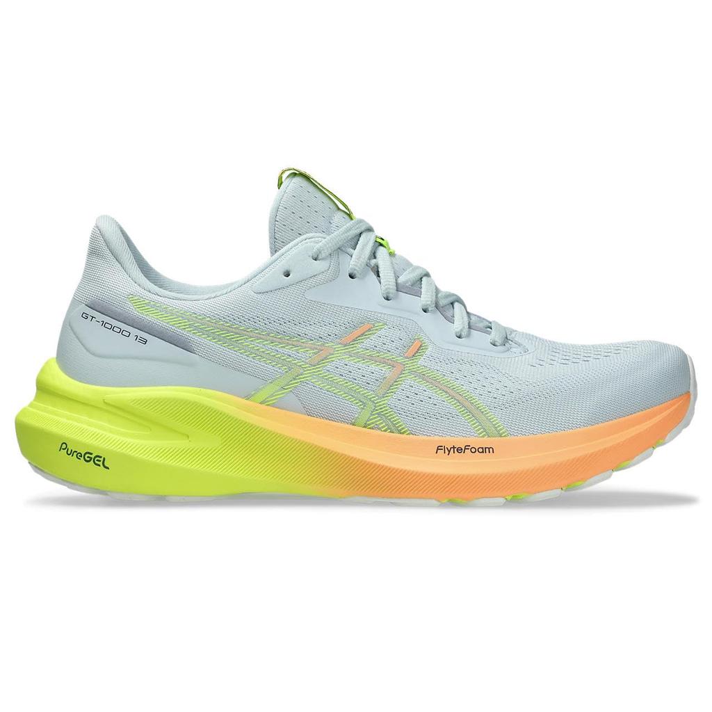 ASICS 13 PARIS Running Shoes Size 750 Size E GT-1000 (1012B748), Women's, (Cool Gray/Safety Yellow), (26.5 cm)