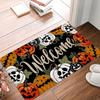 Halloween Theme Welcome Entrance Doormat Home Decor Carpet Indoor Outdoor Floor Mat Living Room Bedroom Bath Kitchen Rug