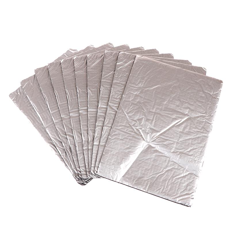 10 листов звукоизоляционного теплоизоляционного коврика для автомобиля, звукоизоляционного коврика для капота автомобиля