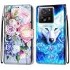 Модный расписной узорный чехол-книжка с ремешком для iPhone Samsung Huawei Honor Xiaomi Redmi OPPO Realme Moto Asus