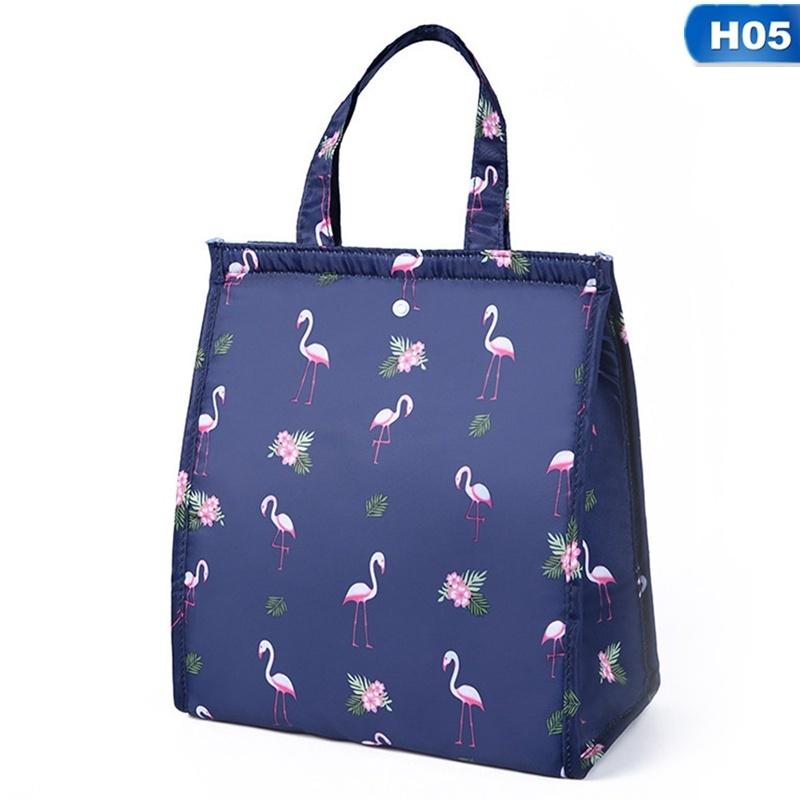 1pc Cute Women Portable Insulated Food Storage Box Ladies Lunch Bag Box Bento Tote Picnic Lunch Bag