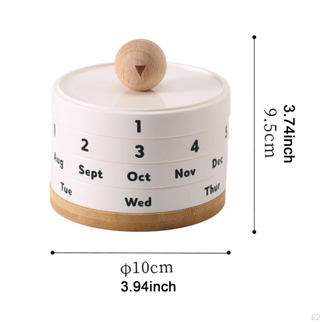 Календарь Аксессуар Офис Многоразовый Творческий Арт Ротари для Дымохода в Школе Дома