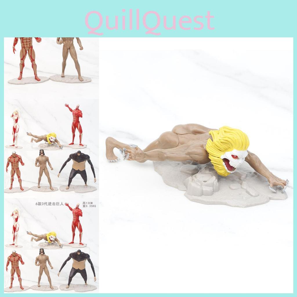 Фигурка Модель Атака Титанов Детализированная Коллекционная из ПВХ Для Украшения Автомобиля Торта