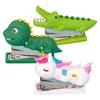 3pcs Cartoon Mini Stapler Set Stapling Machine Office School Binding Supplies Manual Cute Staplers Dinosaur Stapler