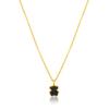Necklace Facet Gold Coated Bear Onyx 45cm [TOUS]