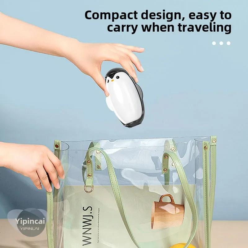 Washable Lint Remover Large Penguin Clothes Roller Portable Pet Hair Remover Dust Removal Brush Hair Sticky Cleaning Tools