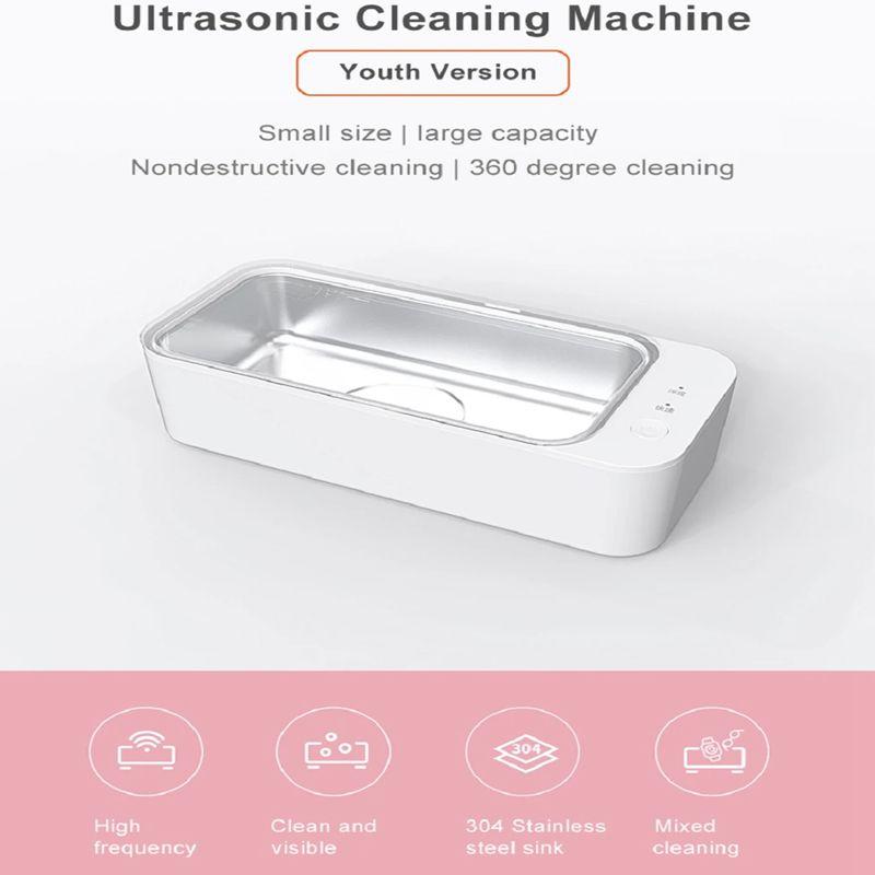 Xiaomi YOUPIN Lofans CS-602 Ультразвуковая чистящая машина Коробка Высокочастотная вибрационная мойка Очиститель для мытья ювелирных изделий, очков, часов