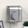Self-Adhesive Electric Plug Cover Waterproof Plug Box Durable Switch Protective Cover  for Home