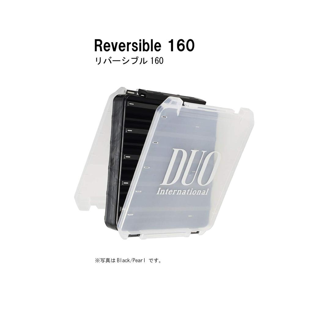 Duo Duo Чехол для приманок Двусторонний 160 Жемчужная фольга 206x170x44мм Черный/Золотой