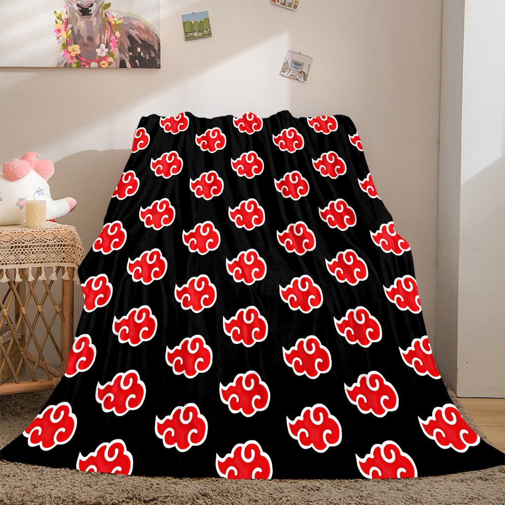 Japanese anime cartoon NARUTO famous Uzumaki Naruto blanket soft home furnishing nap decoration four seasons warm Sherpa blanket B9