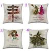 Happy Pillow Halloween Case Sofa Waist Throw Cushion Cover Home Style Decor