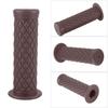 2 шт 22 мм TPU мотоциклетный руль ручки аксессуары(коричневый)