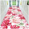 Rectangular Flower Design Carpet for Home and Office Spaces - Modern and Simple, No Lint, Suitable for Living Room, Study, Hotel, Mall, and More.