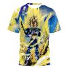 Горячая Распродажа Летняя Мода Новый Продукт Dragon Ball Веджета 3D Печать Футболка Хип-хоп Уличная Быстросохнущая Футболка Большой Размер