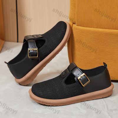 Женские балетки 2025 Лето Новые Сетчатые Дышащие Мягкая Подошва Повседневная Обувь Металлическая Отделка Винтажные Удобные Нескользящие Сандалии