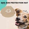 Защитная шляпа от солнца для собак с отверстиями для ушей Бейсбольная кепка для собак Холщовая шляпа для домашних животных Кепка с козырьком для домашних животных для фотографий Косплей вечеринок