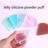 1 шт. Треугольный мягкий силиконовый гель спонж для пудры для косметики, для лица, для основы, для BB-крема, не впитывающий пудру, инструменты для макияжа