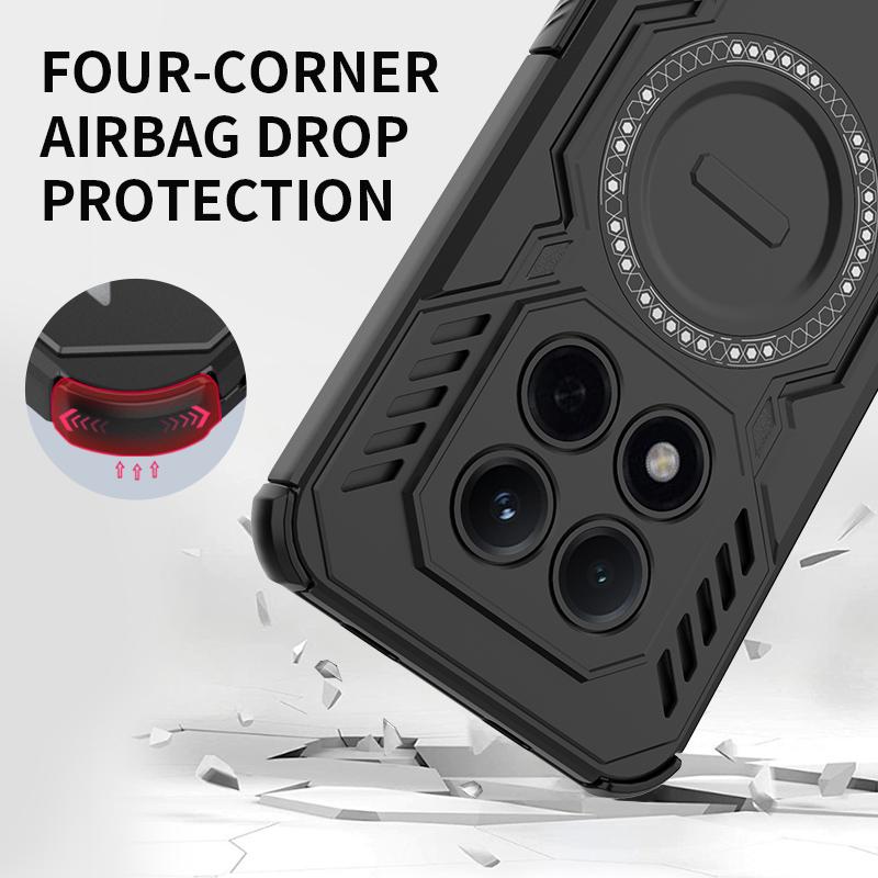 Чехол для телефона с магнитной притягательной деталью для OnePlus ACE5 Ultra/OnePlus 13 13T 13R/OnePlus Nord4/OnePlus ACE5, чехол с задней крышкой для отвода тепла