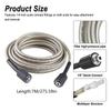 Heavy Duty Extra Long High Flows 25ft High Pressure Washer Hose Expansion Durable Nylon Construction Quick Connection