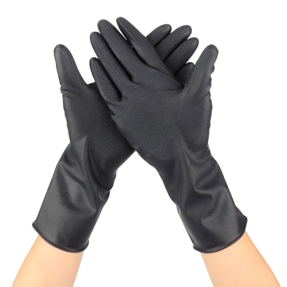 Black Work Gloves Multi-purpose Household Gloves Tool Latex Gloves  Unisex