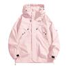 Men's Streetwear Hooded Jacket Loose Fit Casual Windbreaker Unisex Coat