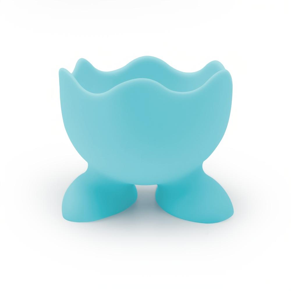 Силиконовый овальный держатель для подушечек, подставка для хранения спонжей для макияжа в форме яйца, не содержит формальдегида, легкий, с необработанной поверхностью, без установки