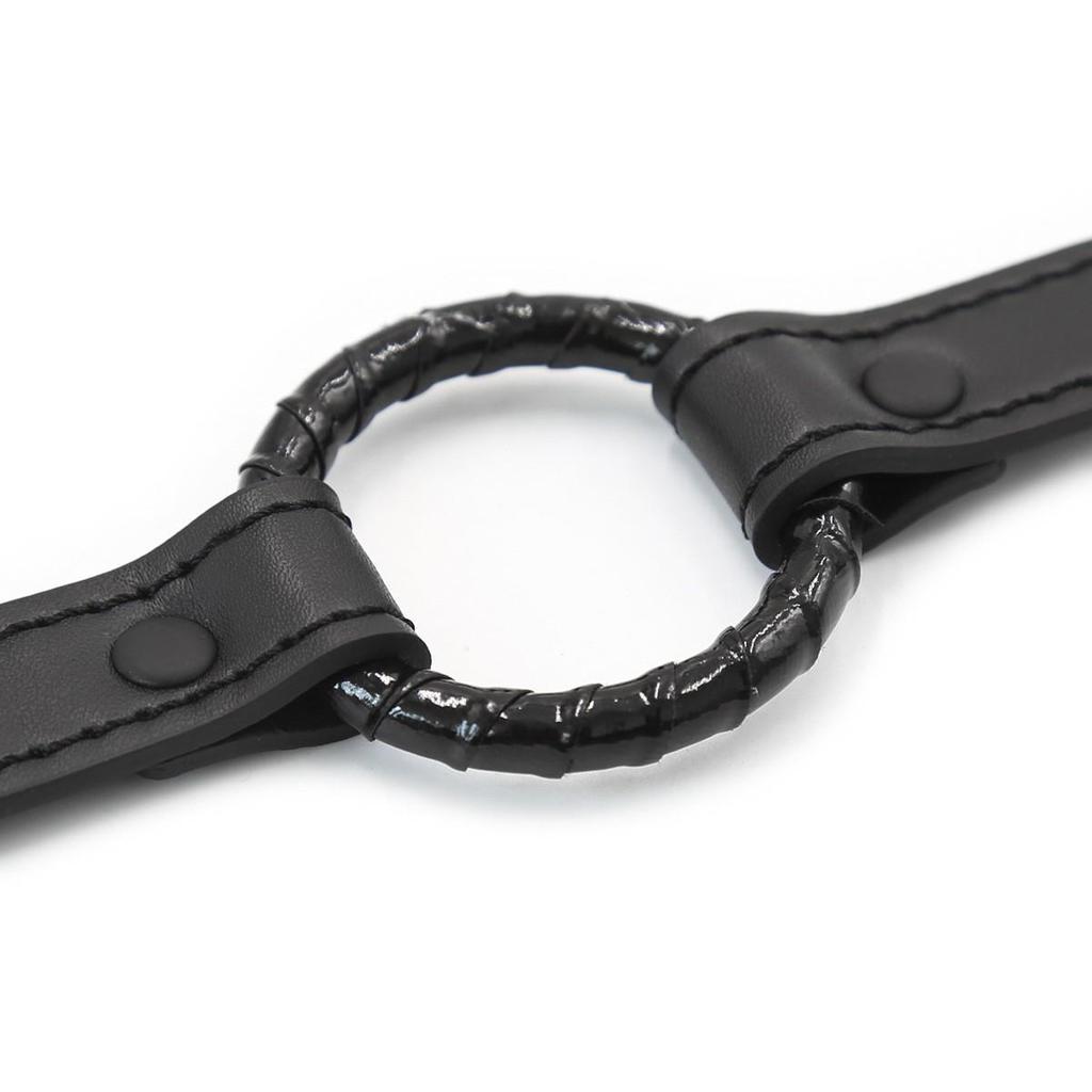 VaHppy SM БДСМ Секс-игрушки Кляп Глубокая глотка Оральный секс Фелляция Компульсивное слюнотечение Уплотнительное кольцо 4,8 СМ Парные игры Косплей