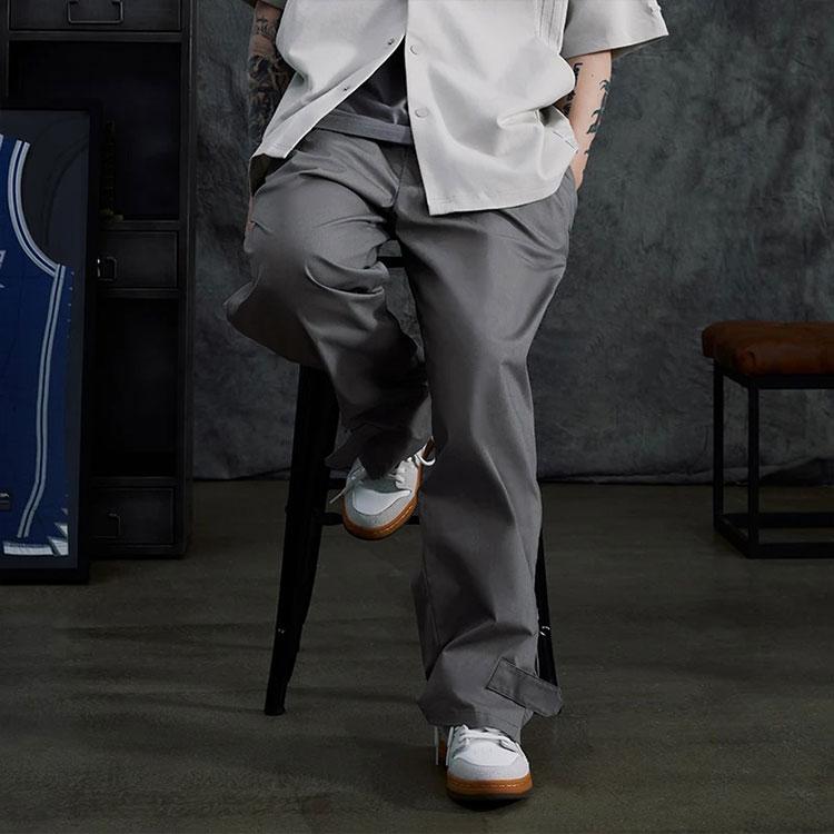 Li-Ning Badfive 2022 Shanghai City Limited Edition Hu Hood Solid Color Straight-Leg Casual Trousers Men Bottoms Gray AKXSB29-1