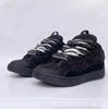 Men'S And Women'S Bread Shoes Leather Splicing LaceUp Curb Sports Break Shoes Dad Shoes