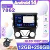 Android 14 For Ford Mondeo 5 Fusion 2012-2019 Auto Radio Stereo Head Unit Carplay Multimedia Video Player Navigation No 2din DVD