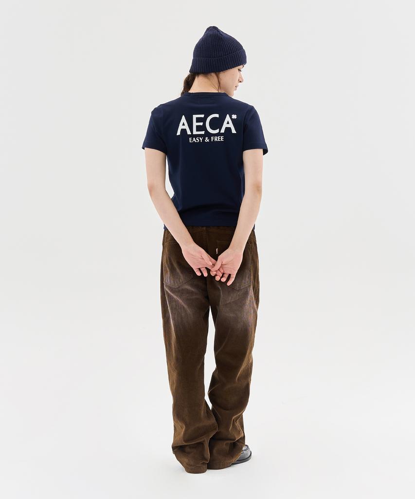 AECA Aeca Signature Tee-Charcoal