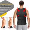 1 шт., утягивающий костюм для мужчин, спортивный жилет, нижнее белье, рубашка, сжигатель жира, майки для тренировок, Корректирующее белье