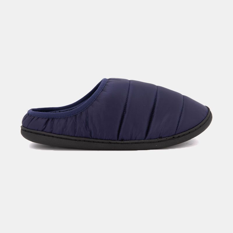 LEE COOPER Men's Oceano Faux Fur Lined Quilted Slipper