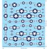 US Light Roundels_1940 - 1950_Europe - 1/24 1/32 1/48 1/72 1/144 - Water Decal - Waterslide, 1/24