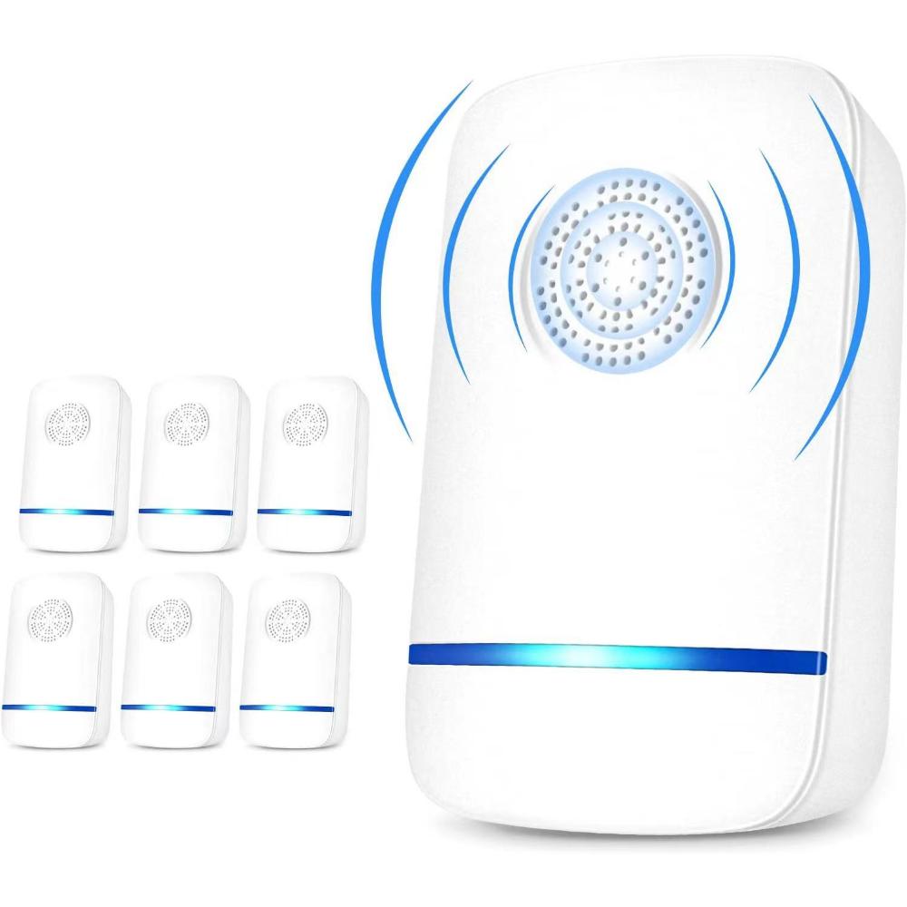 Ультразвуковой электронный отпугиватель грызунов, домашний отпугиватель насекомых, мини-отпугиватель комаров против комаров, пауков, мух, муравьев, блох, нетоксичный, экологически чистый