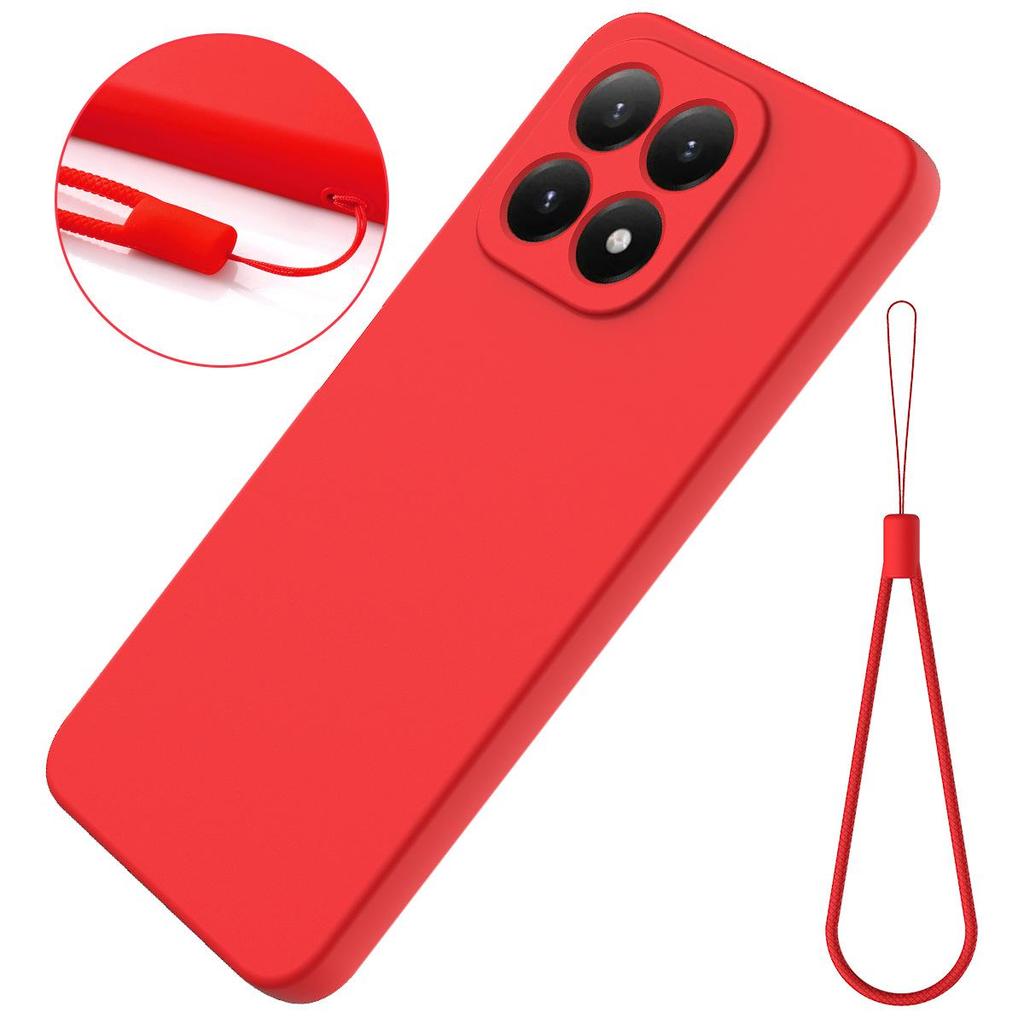 Подходит для Xiaomi 17 ProMax: Мягкий защитный чехол из жидкого силикона, однотонный, простой дизайн
