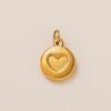 Ожерелье-цепочка Miranda Charm из нержавеющей стали с сердцем и надписью Love, водостойкое, шикарное, популярное, романтичное, корейский циркон, подарок