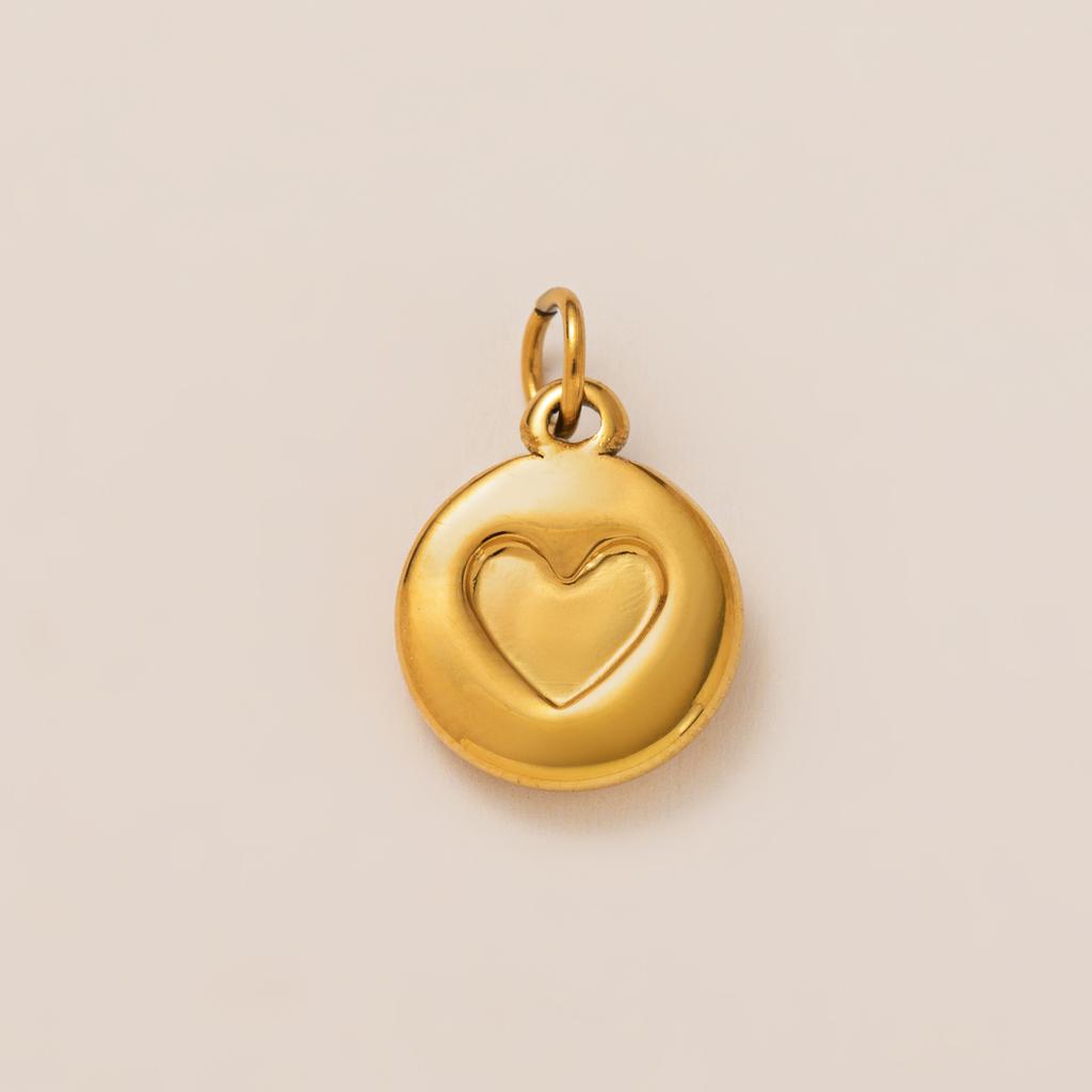 Ожерелье-цепочка Miranda Charm из нержавеющей стали с сердцем и надписью Love, водостойкое, шикарное, популярное, романтичное, корейский циркон, подарок