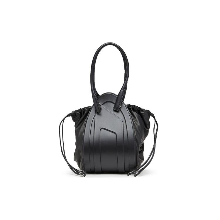 DIESEL Leather With Sheepskin Handbag, Shoulder Bag Women's Black X09448P5470T8013