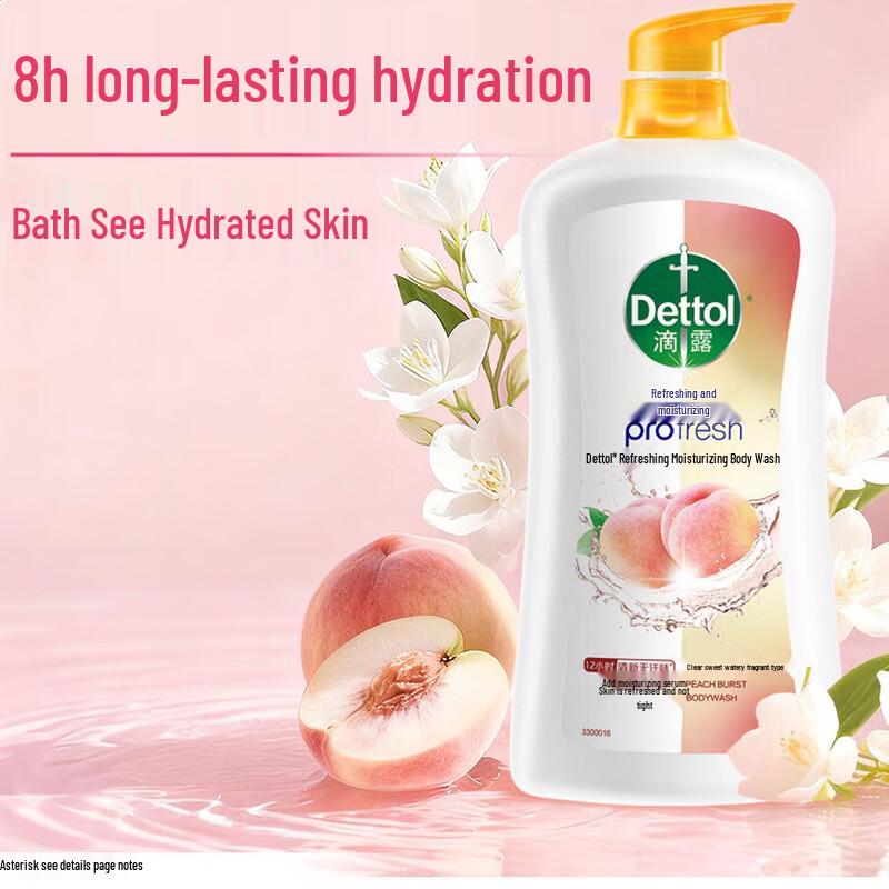 Dettol Peach Scent Shower Gel 950g