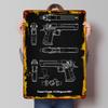 Desert Eagle 44 Magnum MK7 Металлический Плакат Индивидуальное Настенное Искусство Ретро Винтажные Жестяные Знаки для Украшения Гостиной Настольного Декора
