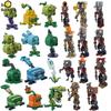 Bricklink Идеи MOC Растения против Зомби Игровые Растения и Зомби Наборы Фигурок для Битвы Горохометы Строительные Блоки Детские Игрушки Хэллоуин Подарок